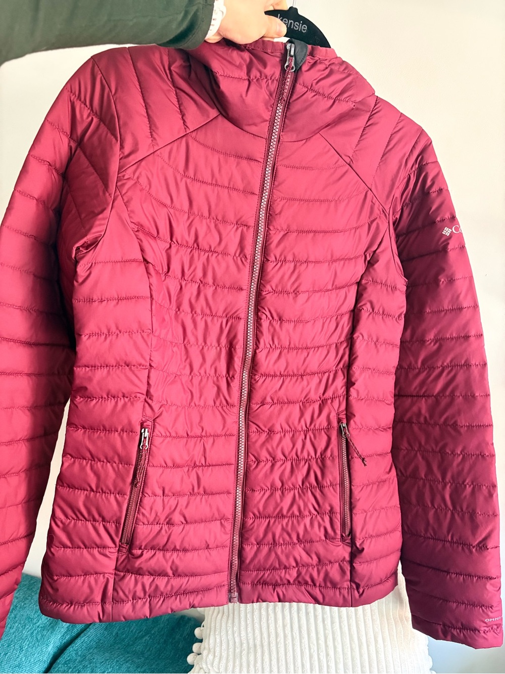 Columbia Women's Deep Raspberry/Red Packable Quilted Puffer Jacket